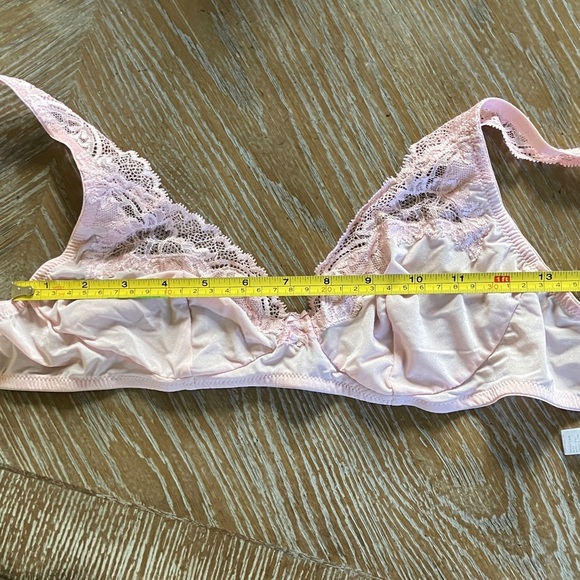 Gianantonio PALADINI Pink Lace Bra USA 36 Italy size 3 - Picture 10 of 11